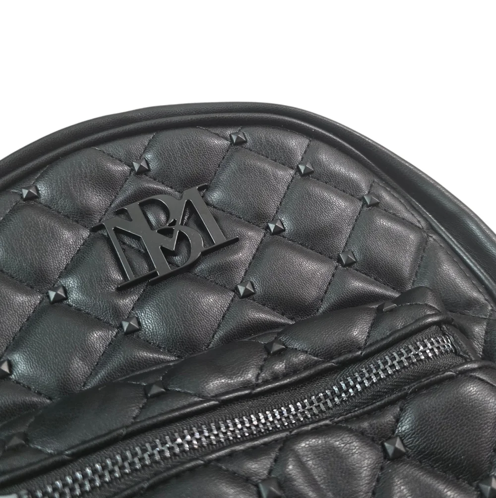 Badgley Mischka Vegan Leather Mini Studded Backpack